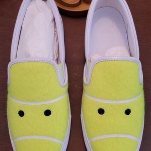 RARE Tory Burch Sport Tennis Felt Sneakers